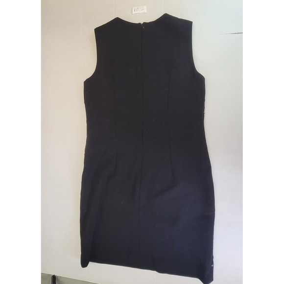 Michael Kors Black Studded Sleeveless Sheath Dress Party Cocktail Womens size 8 - Picture 3 of 5